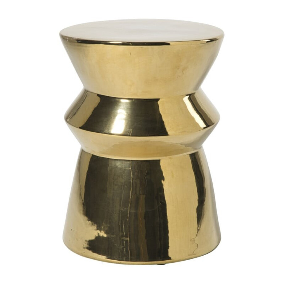 Bijzettafel gold - goudkleurig - ø33x44 cm Bijzettafel gold - goudkleurig - ø33x44 cm afbeelding
