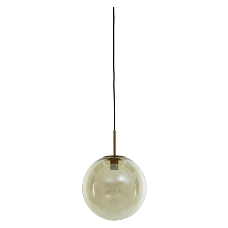 Light & Living Hanglamp 'Medina' 30cm, kleur Amber Light & Living Hanglamp 'Medina' 30cm, kleur Amber afbeelding 1