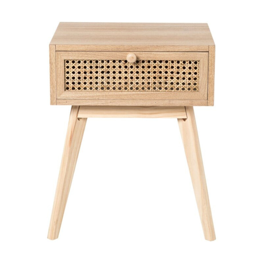 Nachtkastje Java met lade - bruin - 50x40x30 cm Nachtkastje Java met lade - bruin - 50x40x30 cm afbeelding