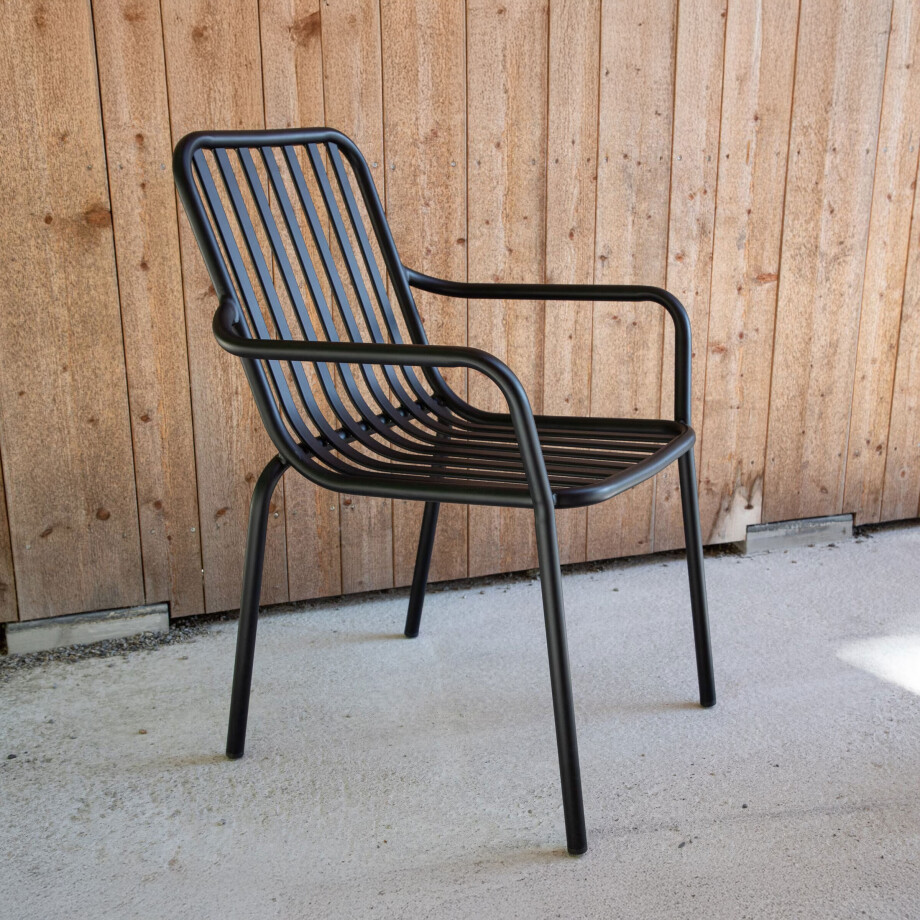 Nohr Tuinstoel 'Moncia' kleur Zwart afbeelding 1