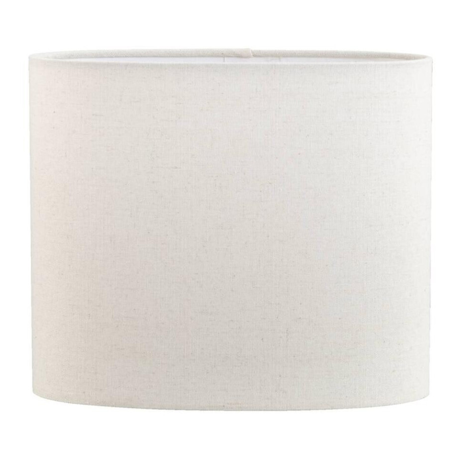 Leen Bakker - Kap Ovaal Rye - Off-white - Ø26x12,5x22 Cm - Linnen - Crème afbeelding 1