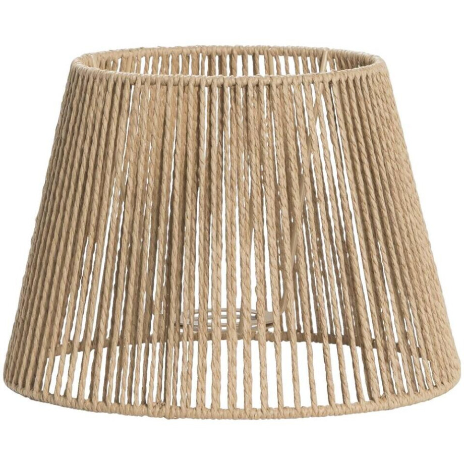 2e Halve Prijs Leen Bakker - Lampenkap Bowen - Naturel - 18xØ25 Cm - Papier - Beige 2e Halve Prijs Leen Bakker - Lampenkap Bowen - Naturel - 18xØ25 Cm - Papier - Beige afbeelding 1