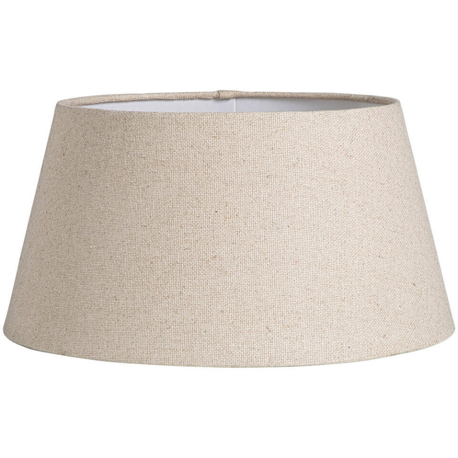 Leen Bakker - Lampenkap Lika Voor Hanglamp Naturel - Ø40xØ30x21 Cm - Katoen - Wit#Crème Leen Bakker - Lampenkap Lika Voor Hanglamp Naturel - Ø40xØ30x21 Cm - Katoen - Wit#Crème afbeelding 1