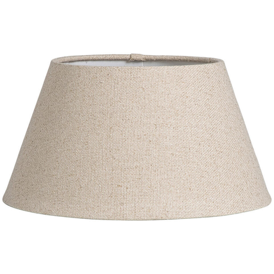 Leen Bakker - Lampenkap Lika Voor Hanglamp Naturel - Ø30xØ19x16,5 Cm - Katoen - Crème#Wit Leen Bakker - Lampenkap Lika Voor Hanglamp Naturel - Ø30xØ19x16,5 Cm - Katoen - Crème#Wit afbeelding 1