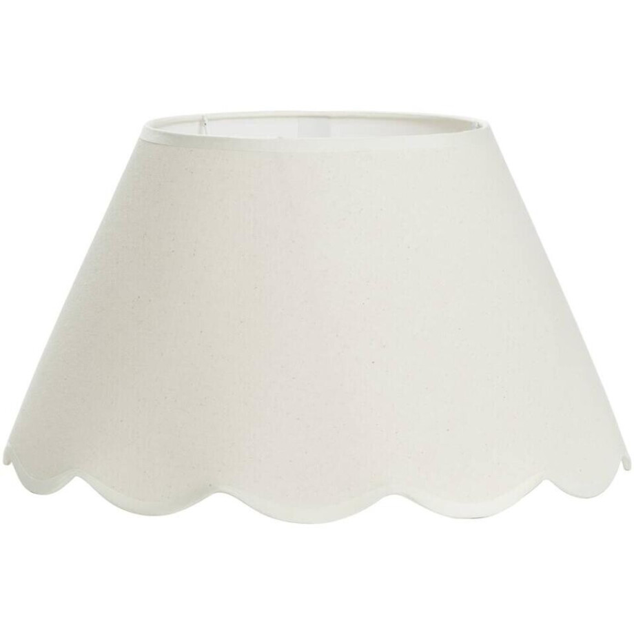 Leen Bakker - Lampenkamp Florine - Off-white - 22xØ40 Cm - Katoen - Crème afbeelding 1