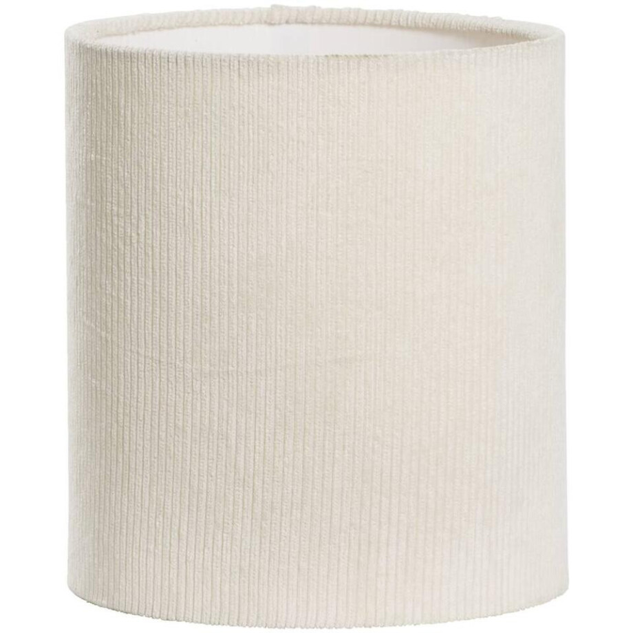 Leen Bakker - Lampenkap Liv - Off-white - 20xØ18 Cm - Polyester - Wit afbeelding 1
