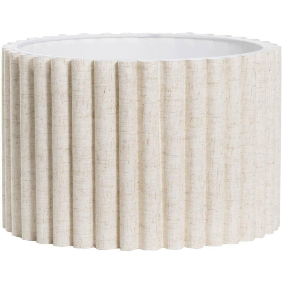 Leen Bakker - Kap Rune - Naturel - 18xØ27 Cm - Katoen - Beige afbeelding 1