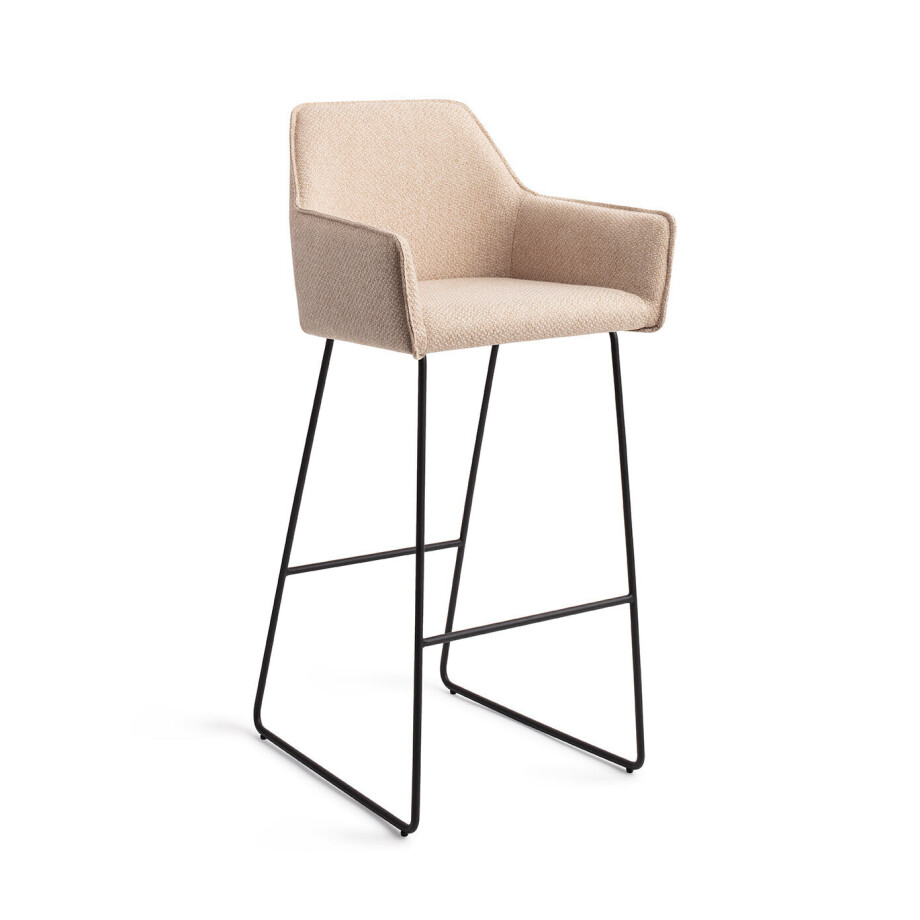 Jesper Home Barkruk 'Hofu' Slide Black, kleur Wild Walnut (zithoogte 75cm) Jesper Home Barkruk 'Hofu' Slide Black, kleur Wild Walnut (zithoogte 75cm) afbeelding 1