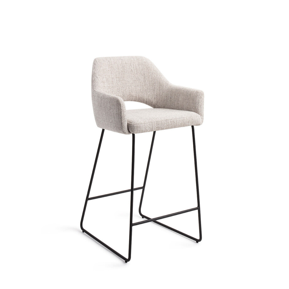 Jesper Home Barkruk 'Yanai' Slide Black, kleur Pigeon (zithoogte 65cm) Jesper Home Barkruk 'Yanai' Slide Black, kleur Pigeon (zithoogte 65cm) afbeelding 1