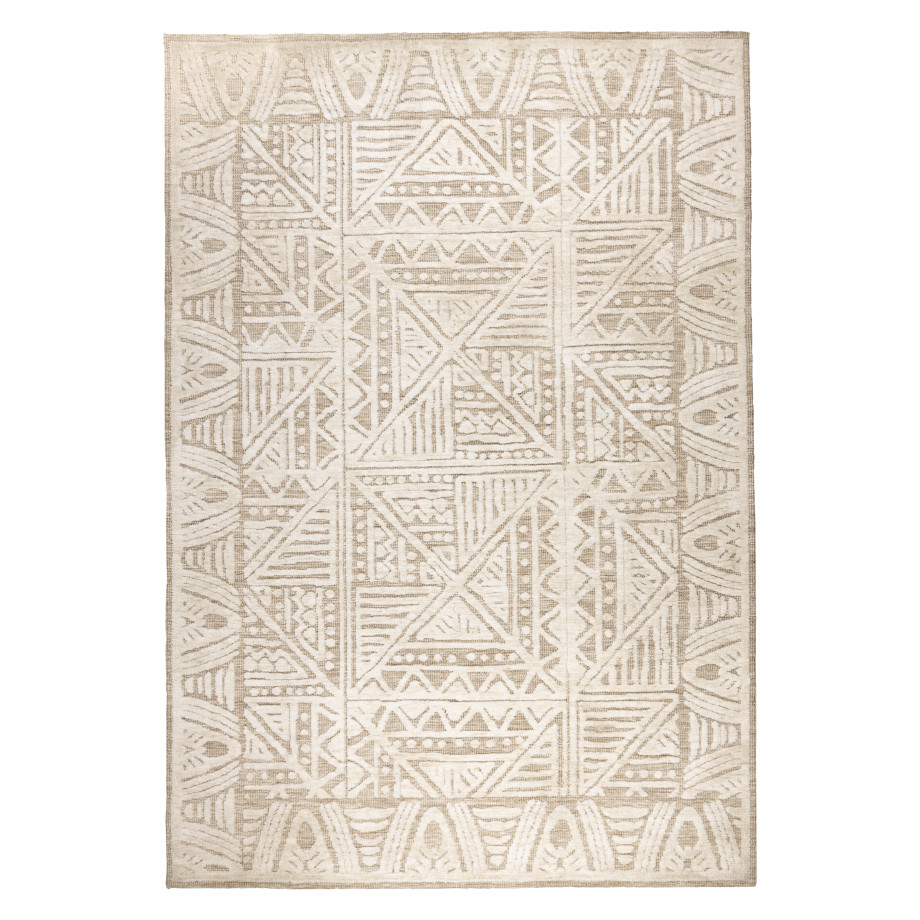 ZILT Vloerkleed 'Brayden' 160 x 230cm, kleur Beige afbeelding 1