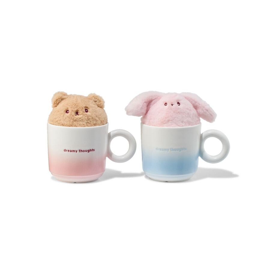 HEMA HEMA Cadeauset Mok En Knuffel 280ml Keramiek afbeelding 