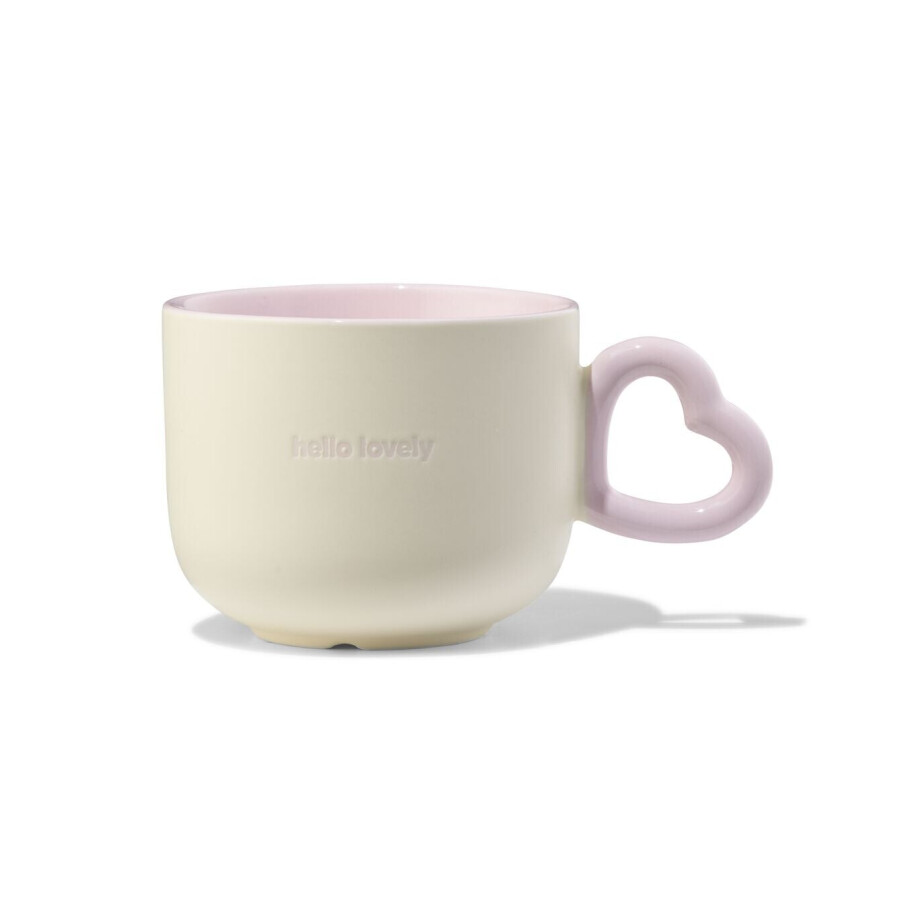 HEMA HEMA Mok 480ml Keramiek Hello Lovely afbeelding 