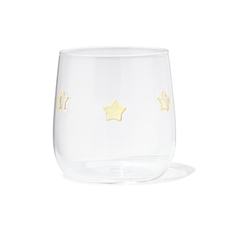 HEMA HEMA Glas 360ml Sterren - 2 Stuks HEMA HEMA Glas 360ml Sterren - 2 Stuks afbeelding