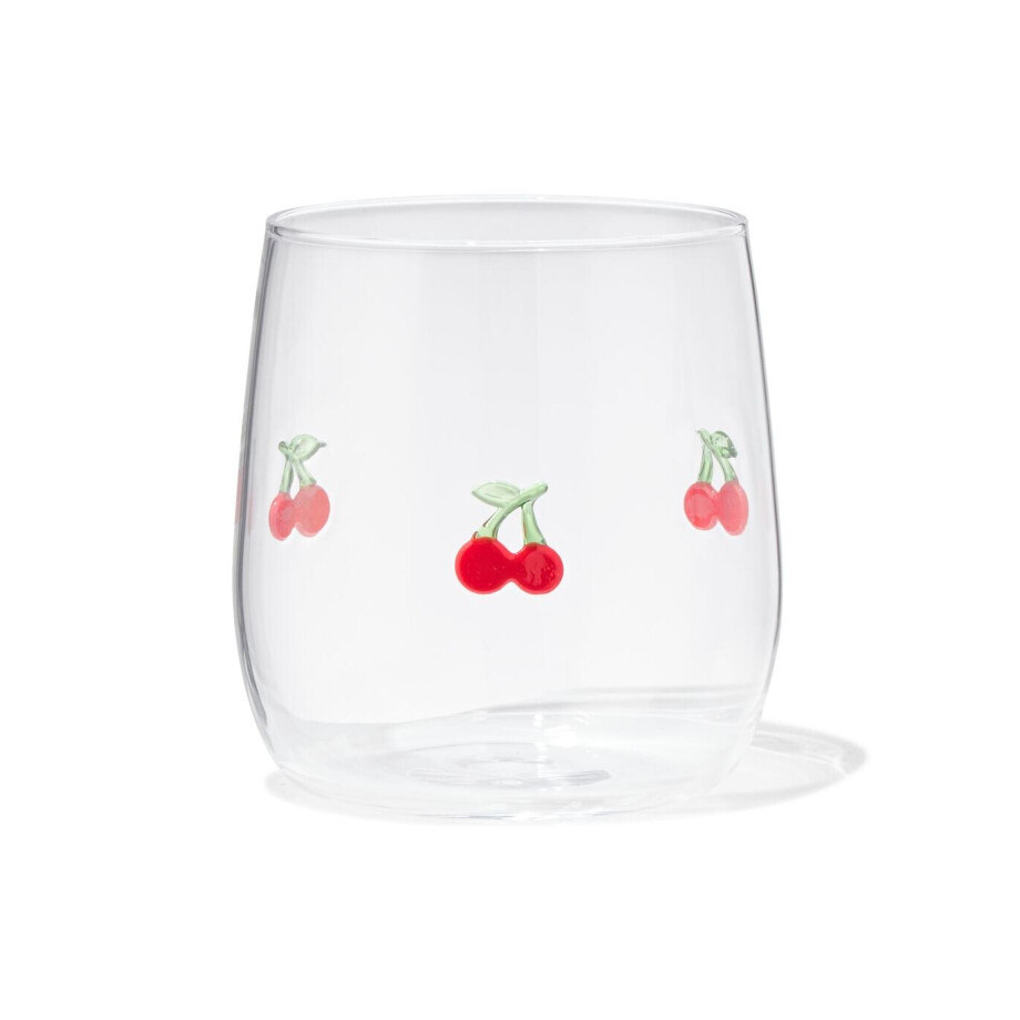 HEMA HEMA Glas 360ml Kersen afbeelding 