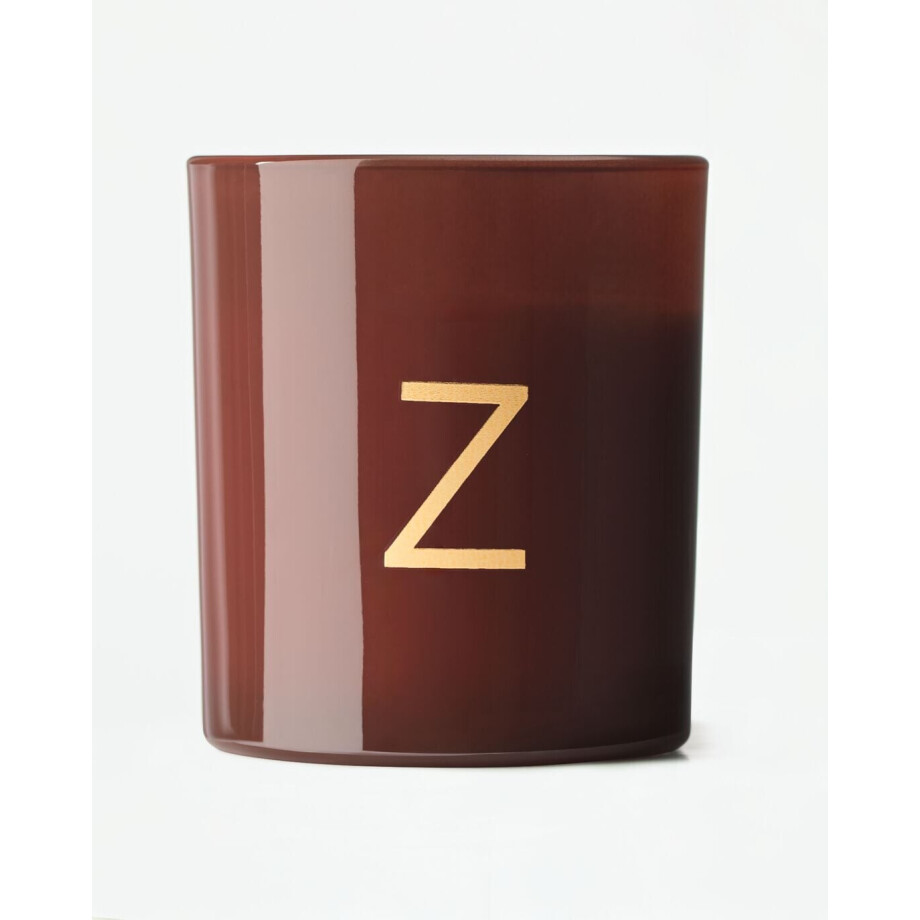 HEMA HEMA Kaars In Glas ⌀8x9cm Letter Z (cognac) HEMA HEMA Kaars In Glas ⌀8x9cm Letter Z (cognac) afbeelding 1