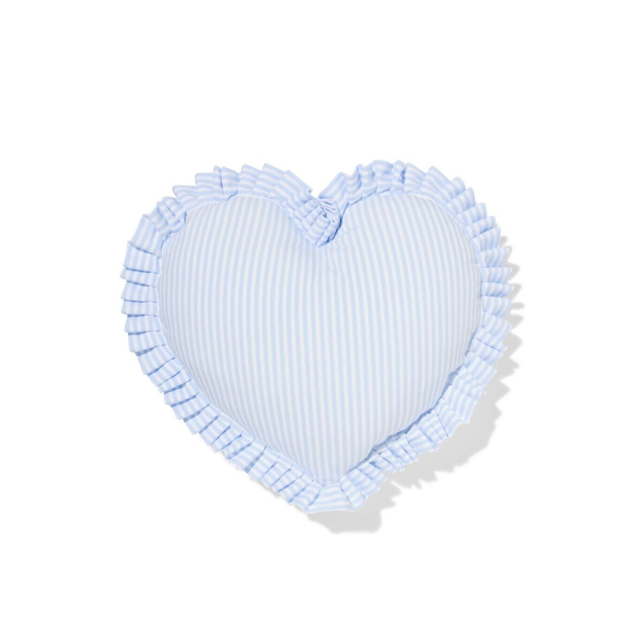 HEMA HEMA Kussen 35x40x12cm Hart Ruchees Strepen afbeelding 