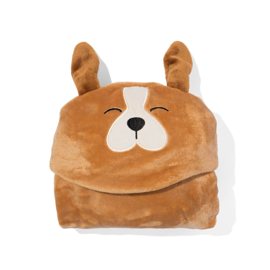 HEMA HEMA Snuggle Plaid 130x150 Hond afbeelding 