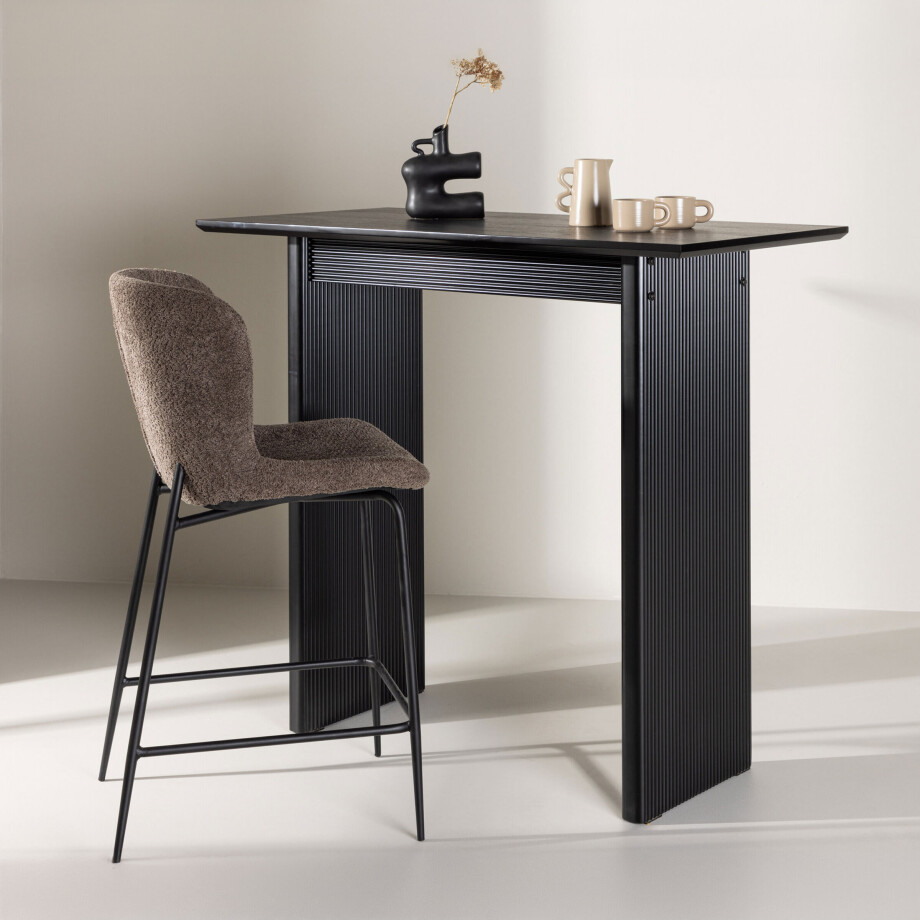 Nohr Bartafel 'Akim' 120 x 60cm, kleur Zwart Nohr Bartafel 'Akim' 120 x 60cm, kleur Zwart afbeelding 1