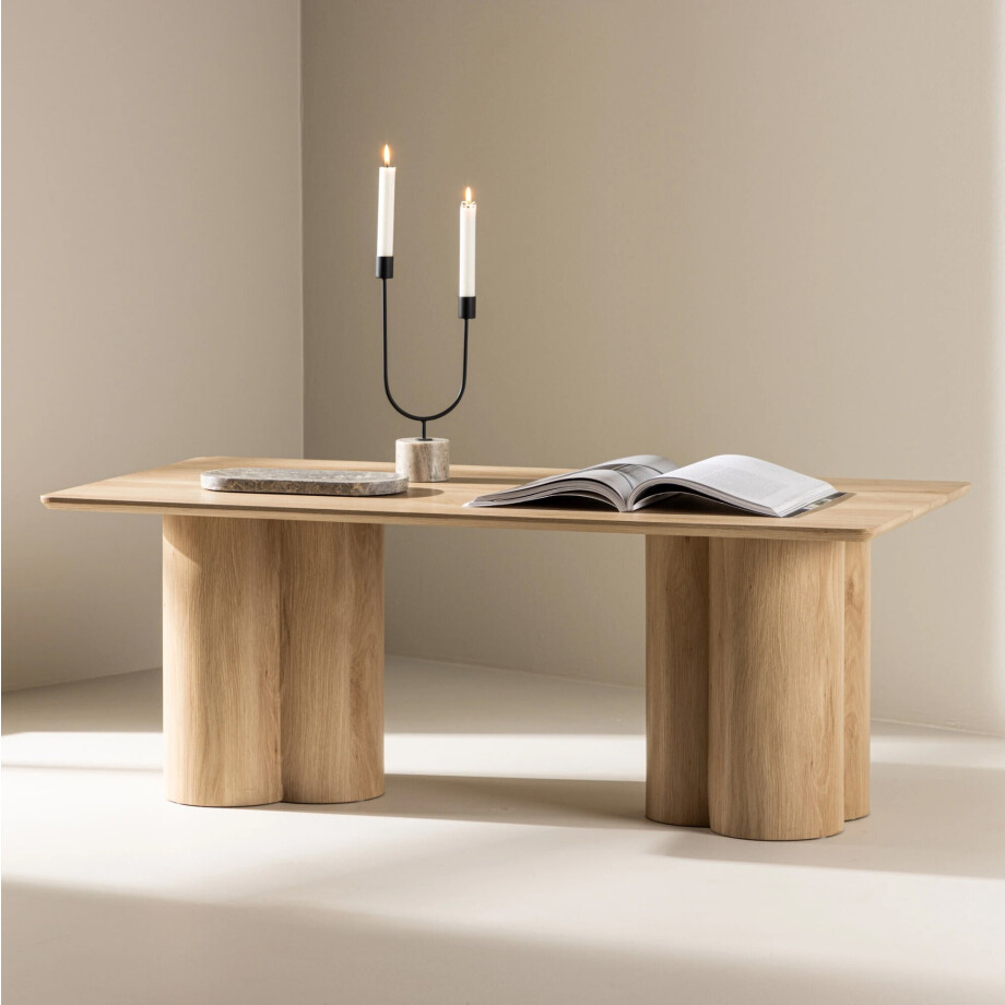 Nohr Salontafel 'Anh' 120 x 60cm, kleur Whitewash afbeelding 1