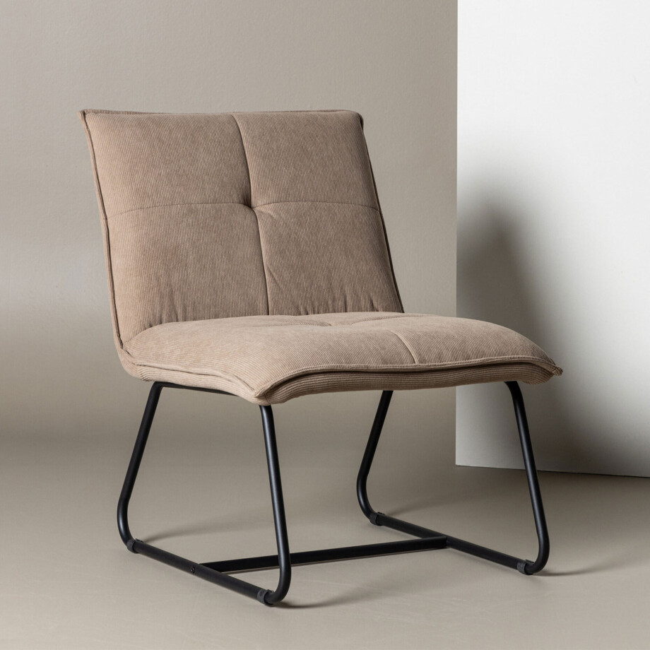 Nohr Fauteuil 'Manisha' Rib, kleur Bruin afbeelding 1