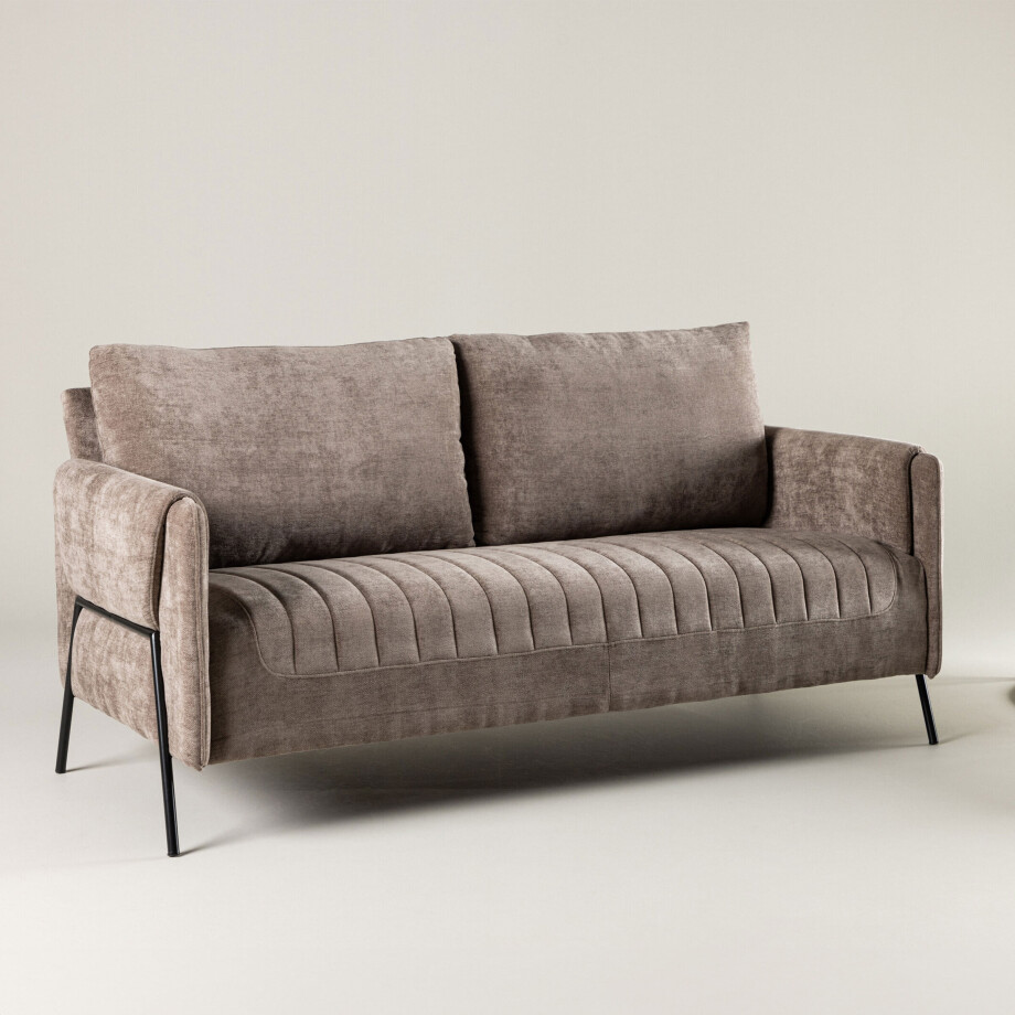 Nohr 2-zits Bank 'Christion' kleur Beige Nohr 2-zits Bank 'Christion' kleur Beige afbeelding 1