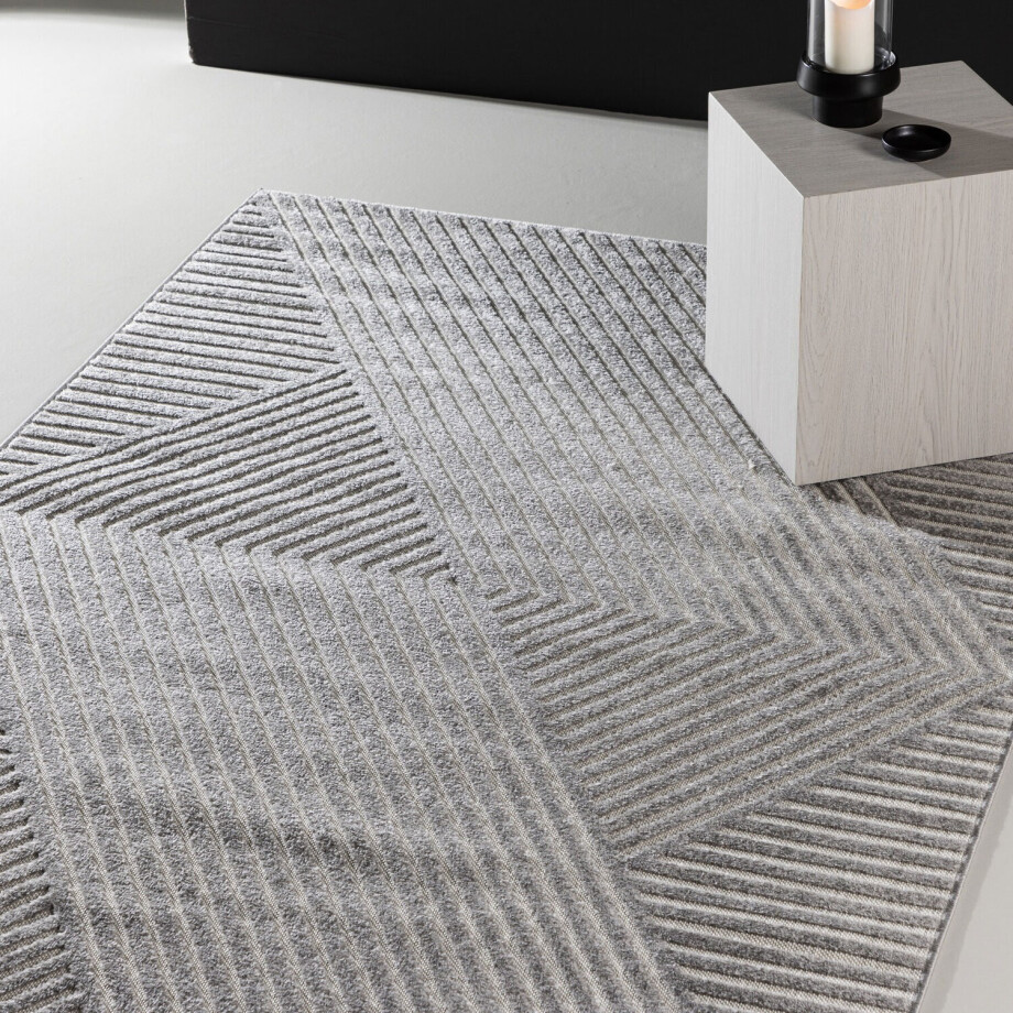 Nohr Vloerkleed 'Auburn' 200 x 290cm, kleur Grijs afbeelding 1