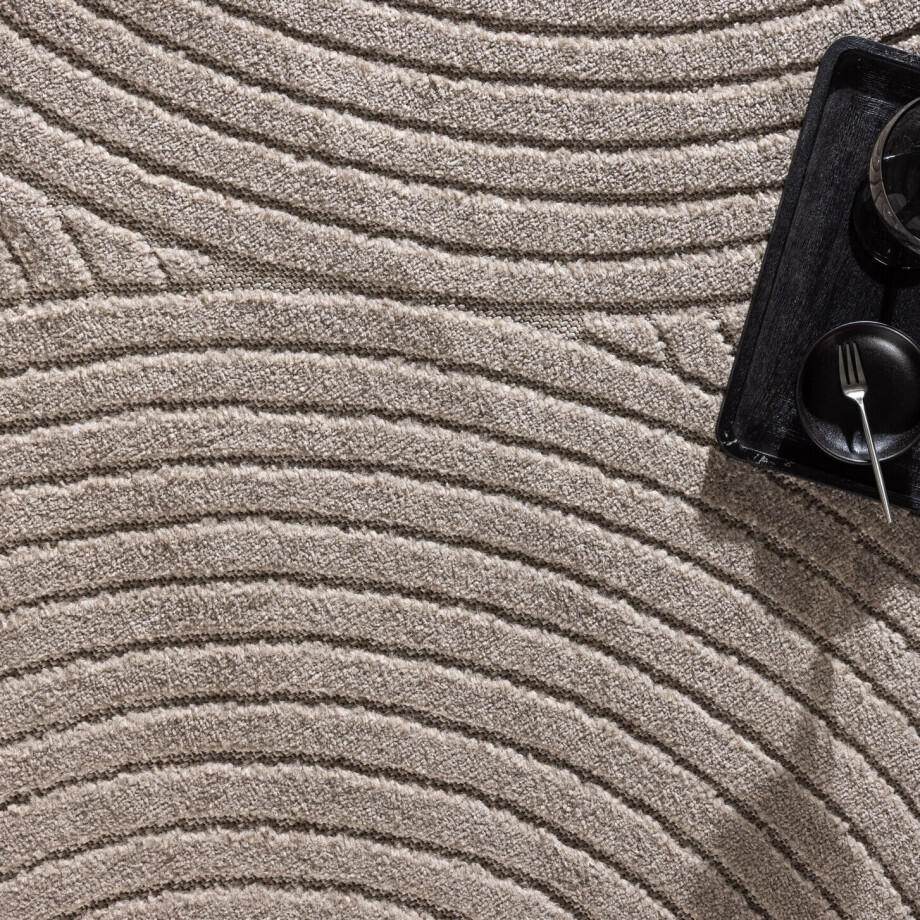 Nohr Vloerkleed 'Aries' 200 x 290cm, kleur Bruin afbeelding 1