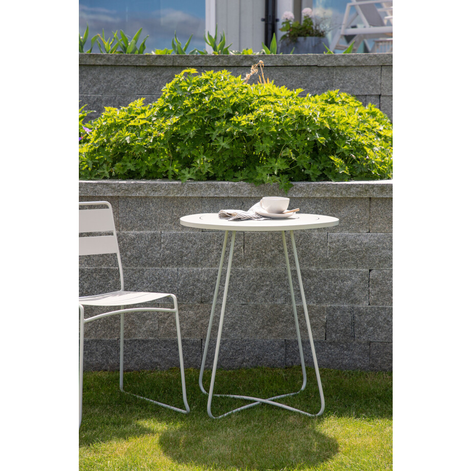 Nohr Ronde Outdoor Bistrotafel 'Terrah' 60cm, kleur Beige afbeelding 1
