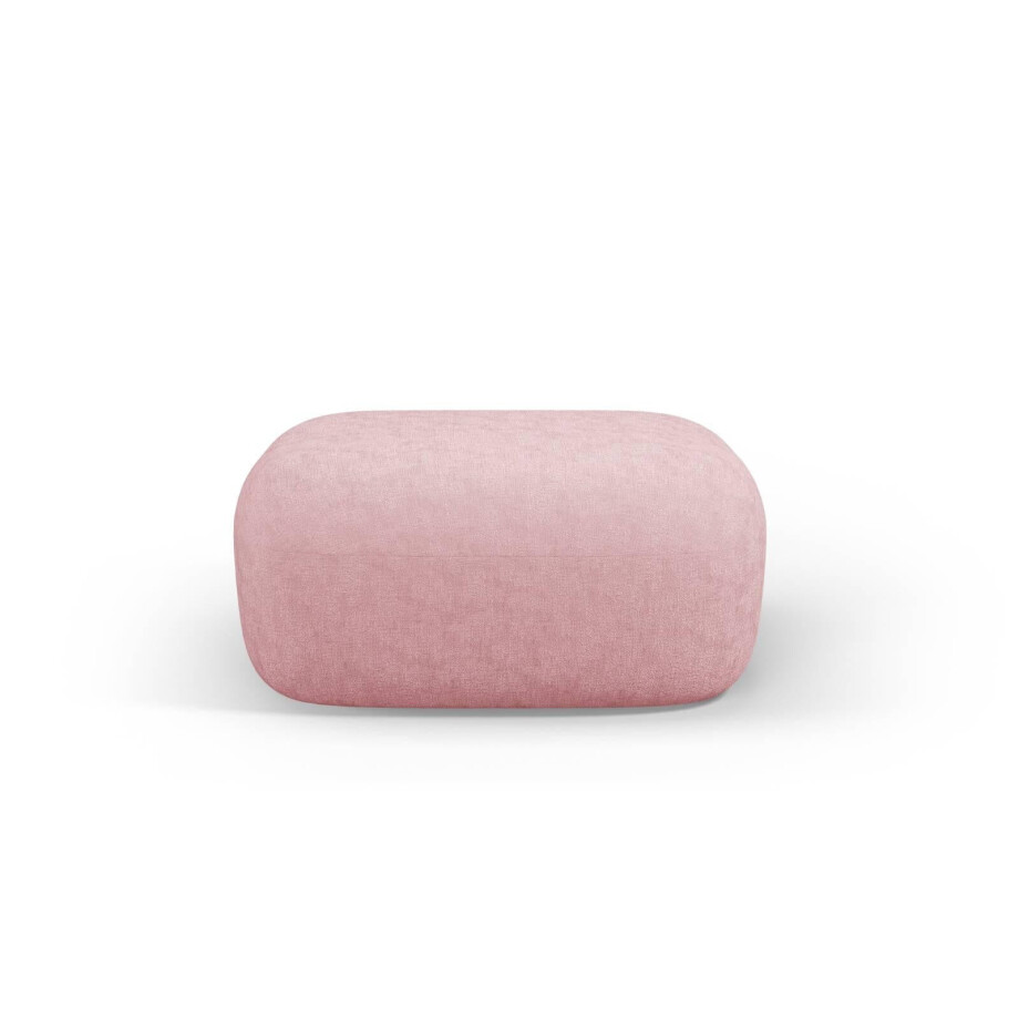 Hocker Jenny chenille | Micadoni Home afbeelding 1