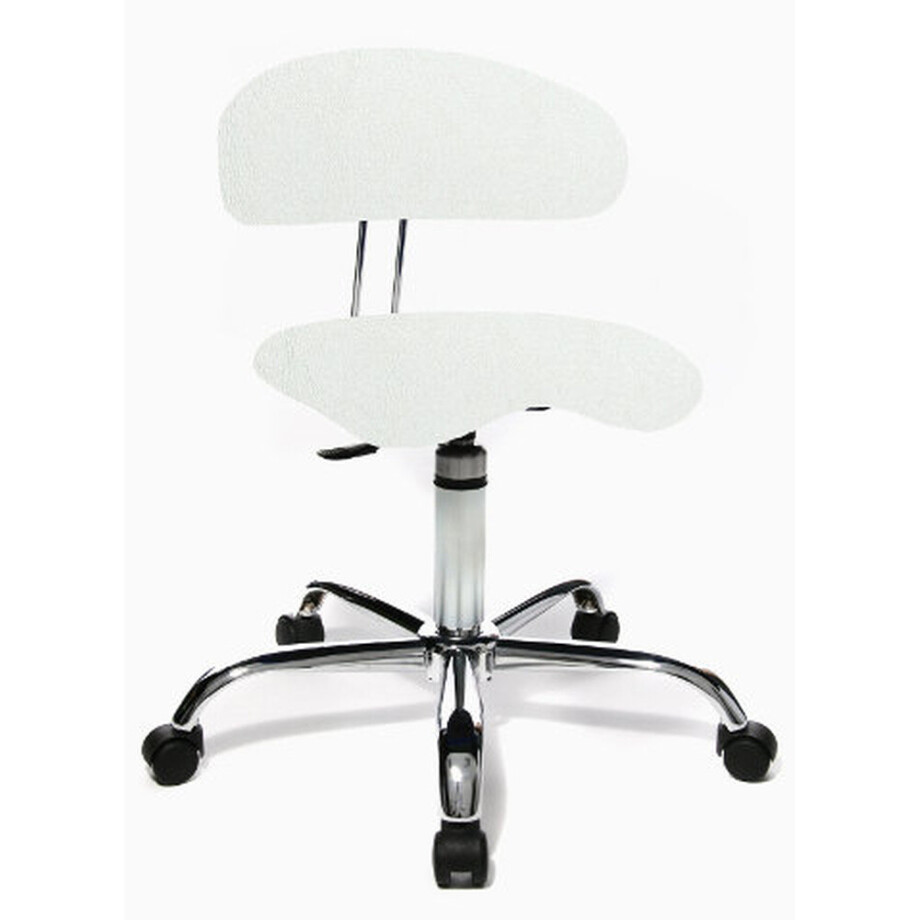 SITNESS 40 HIGHTECH - Draaikruk Wit PU Kunstleder afbeelding 1