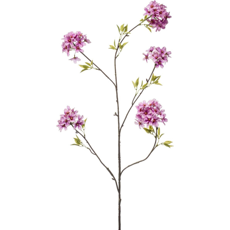 Emerald - Kunstbloem Bloesem 115cm lila - Kunstplant voor binnen afbeelding 1