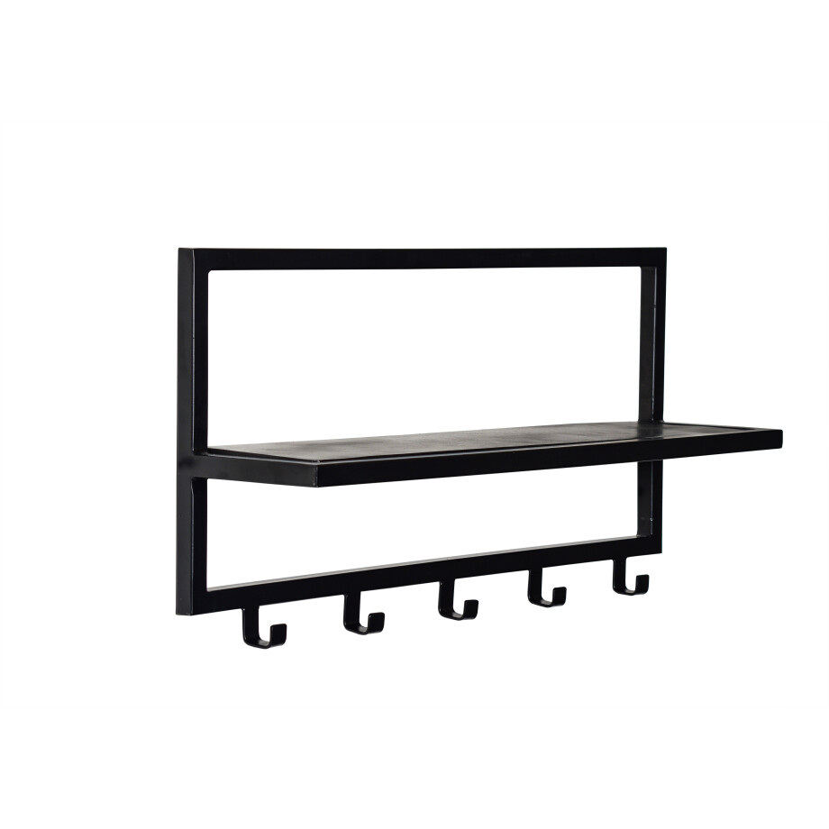 Brix Kapstok 'Bono' Mangohout, kleur Zwart Brix Kapstok 'Bono' Mangohout, kleur Zwart afbeelding 1