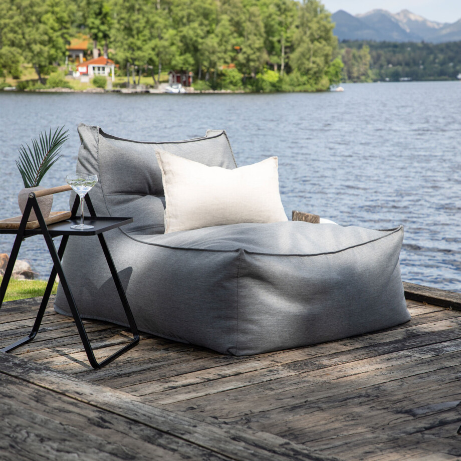 Nohr Outdoor Loungestoel 'Carlson' kleur Donkergrijs Nohr Outdoor Loungestoel 'Carlson' kleur Donkergrijs afbeelding 1