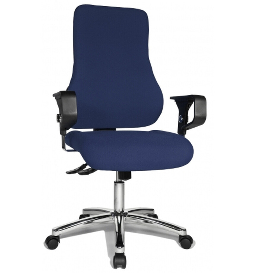 MELBOURNE AL X3 - Professionele bureaustoel Blauw Stof afbeelding 1