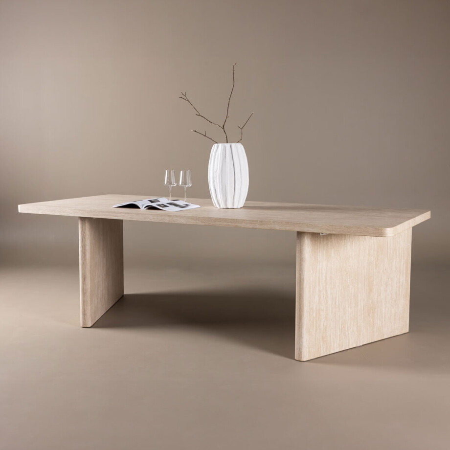 Nohr Eettafel 'Stephanie' 240 x 100cm, kleur Beige afbeelding 1