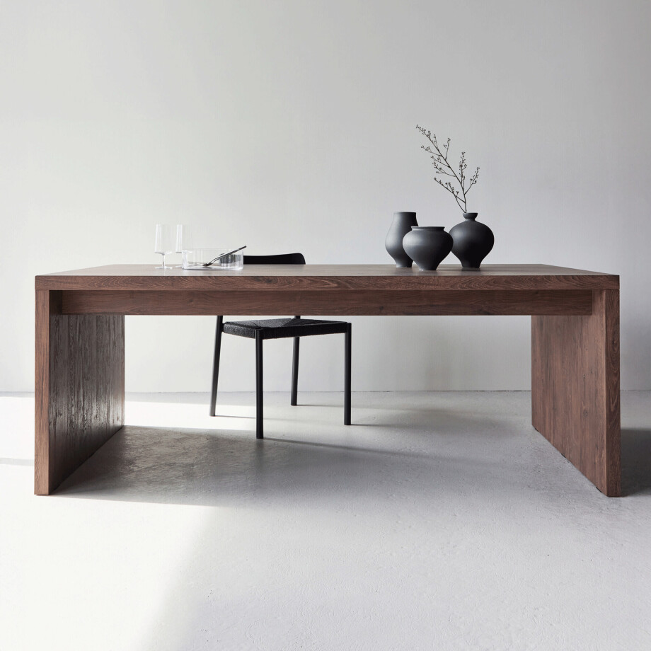 Nohr Eettafel 'Shunteria' 200 x 100cm, kleur Mokka afbeelding 
