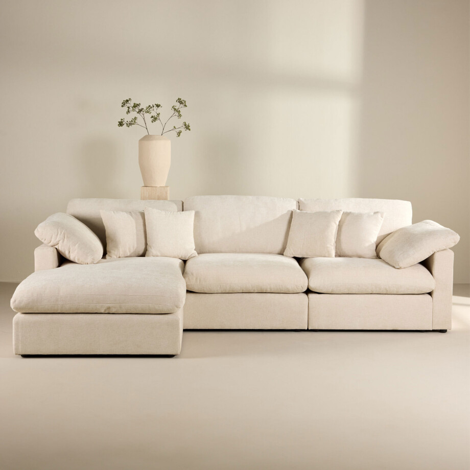 Nohr Loungebank 'Courteney' kleur Beige Nohr Loungebank 'Courteney' kleur Beige afbeelding 1
