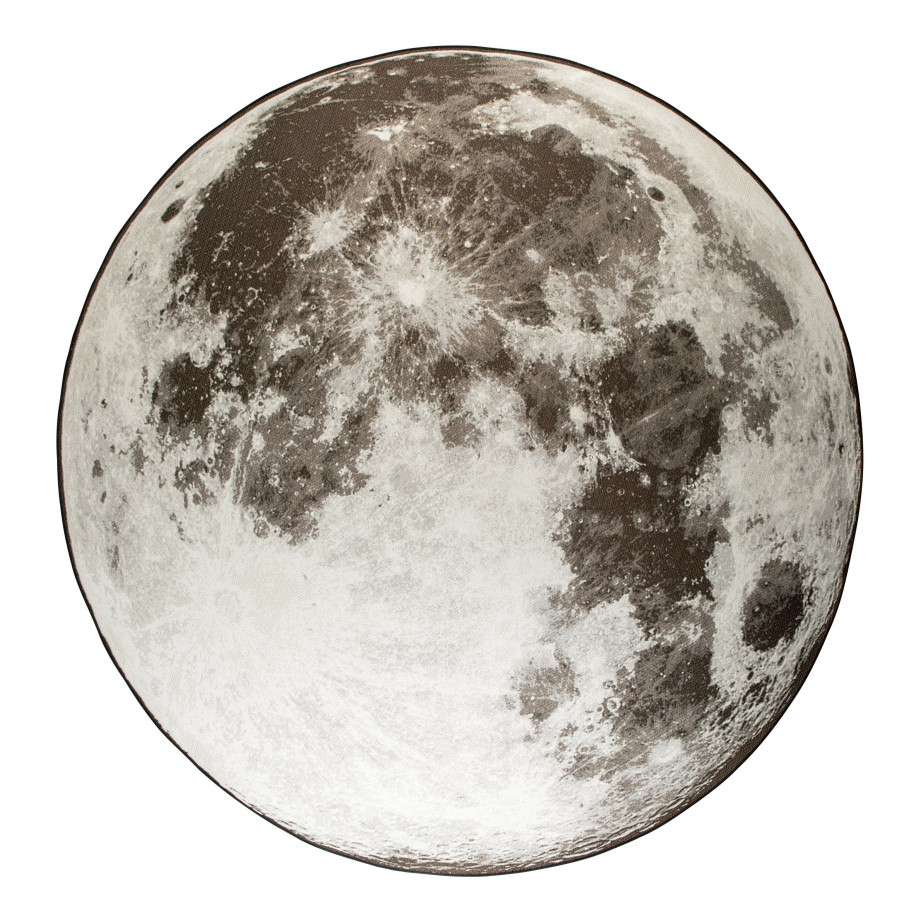 Zuiver Outdoor Vloerkleed 'Moon' 200cm, kleur Grijs afbeelding 1