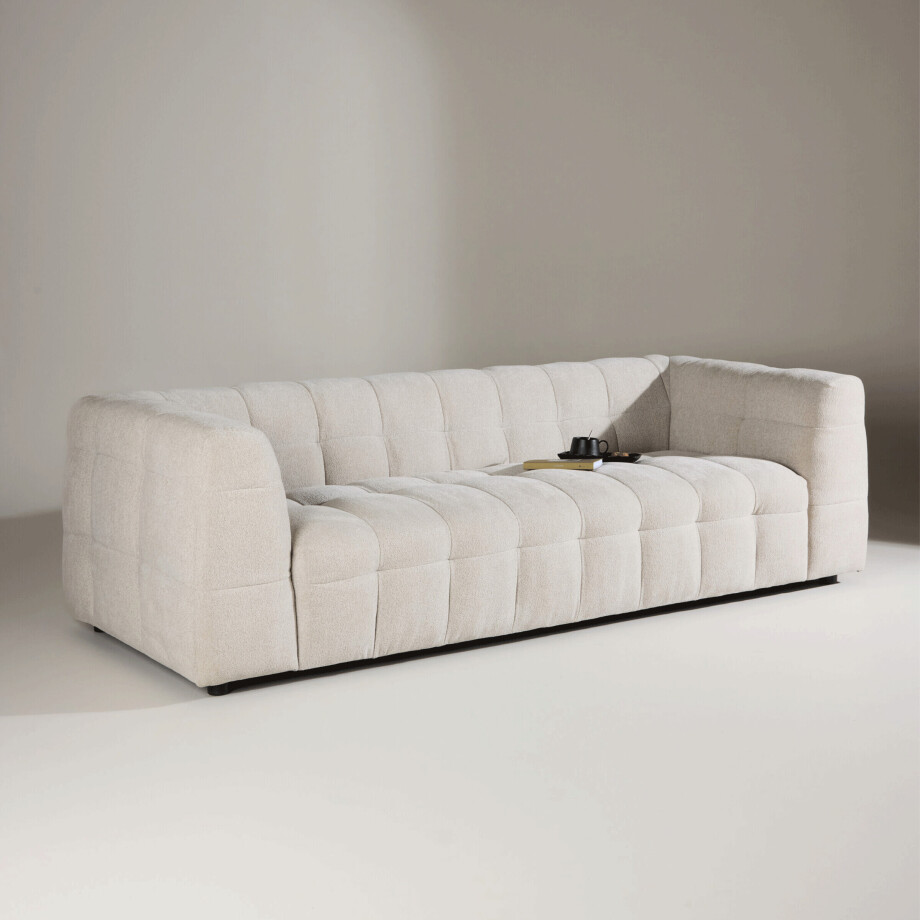 Nohr 3-zits Bank 'Ashlay' kleur Beige afbeelding 1