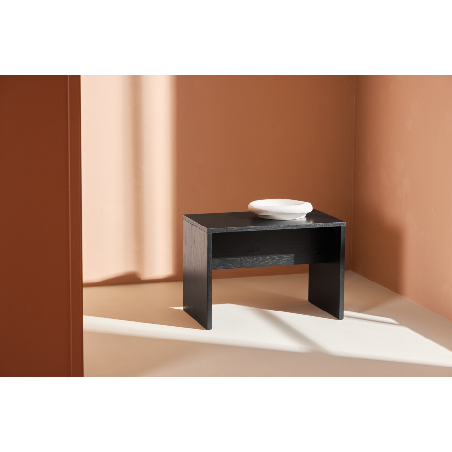 Nohr Salontafel 'Abrina' MDF, 58 x 35cm, kleur Zwart afbeelding 1