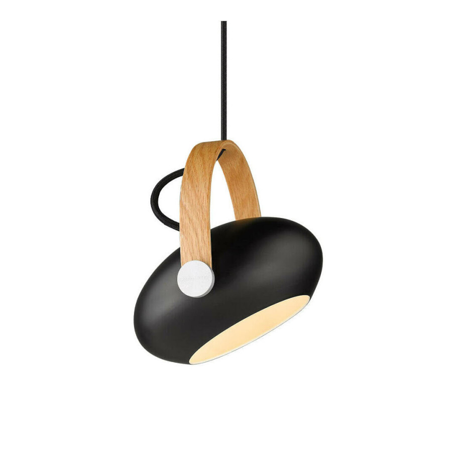 Halo Design Hanglamp 'D.C' Ø18cm, kleur Zwart afbeelding 1