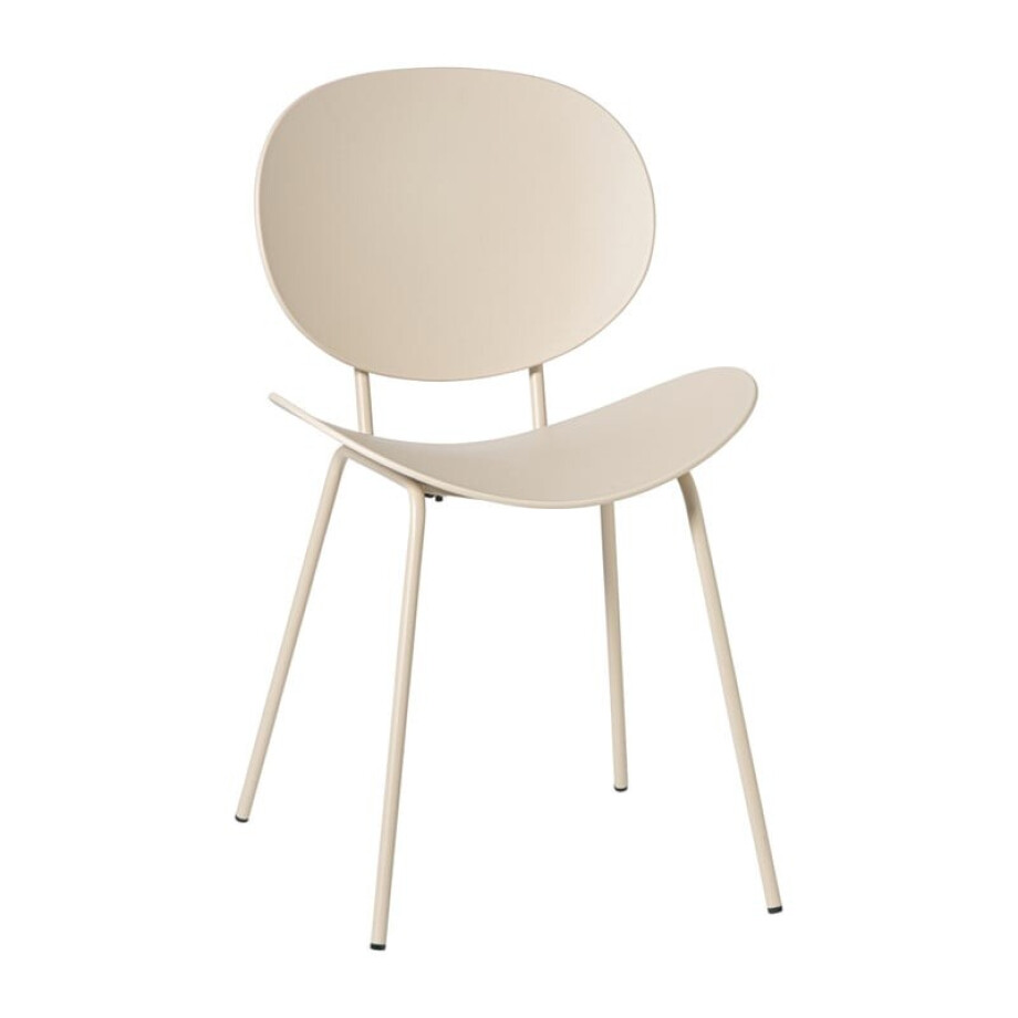 Eetkamerstoel Paula - beige - 81x52x50 cm Eetkamerstoel Paula - beige - 81x52x50 cm afbeelding