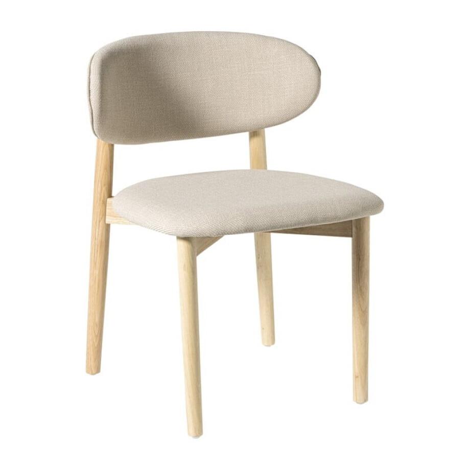 Eetkamerstoel Niki - wit - 78x55x54 cm Eetkamerstoel Niki - wit - 78x55x54 cm afbeelding