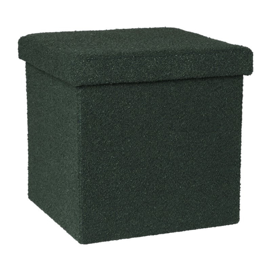 Opbergbox Teddy opvouwbaar - groen - 38x38x38 cm afbeelding 