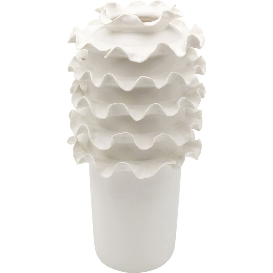 Vaas Viento 39cm wit Kare Design afbeelding 1