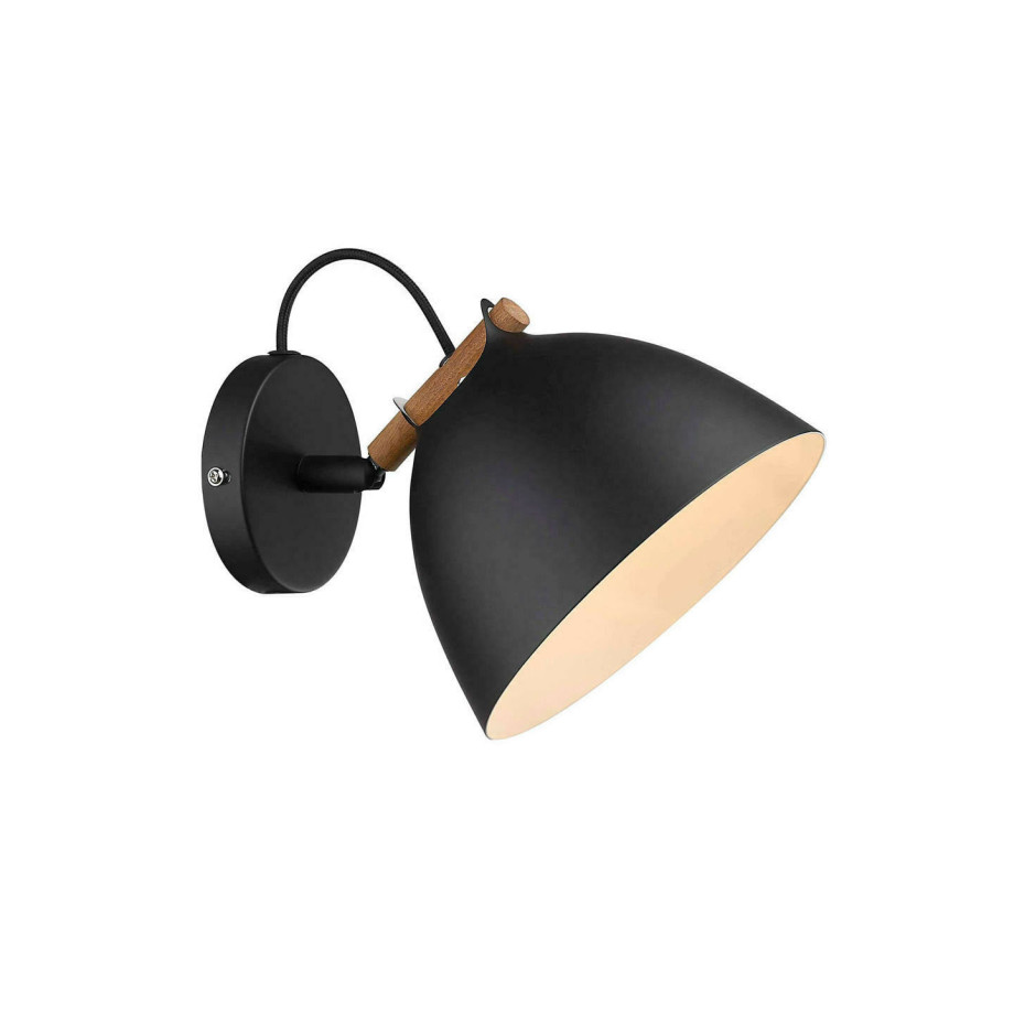 Halo Design Wandlamp 'ÅRHUS' Ø18cm, kleur Zwart afbeelding 1