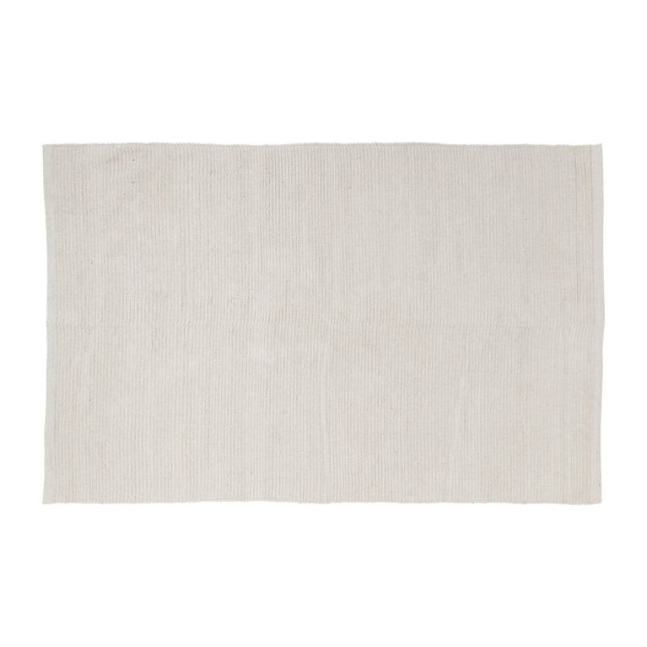 Vloerkleed streep - beige - 120x180 cm afbeelding 