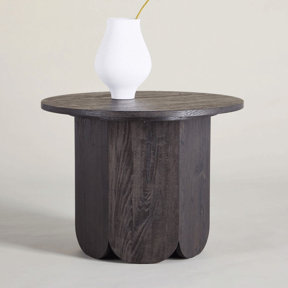 Nohr Ronde Bijzettafel 'Rajah' 60cm, kleur Zwart afbeelding 1