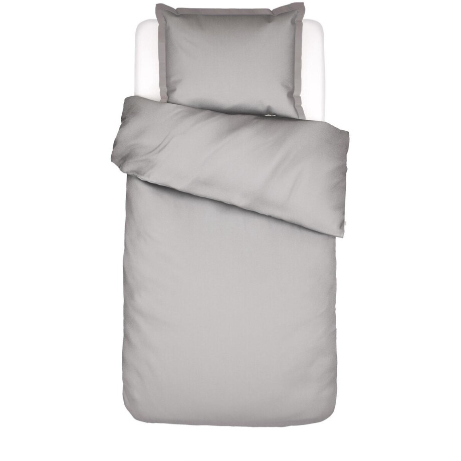 Essenza Aziza Dekbedovertrek Cloud grey - Eenpersoons – 140x200/220 cm afbeelding 1