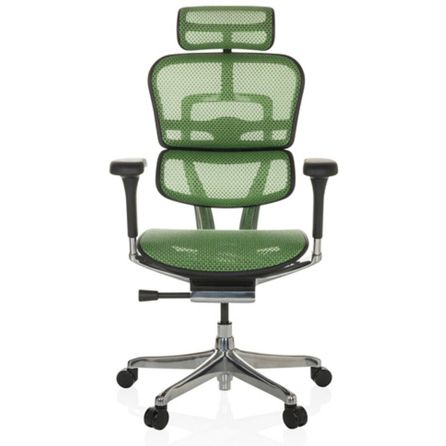 Bureaustoel / Directiestoel ERGOHUMAN GEN2 Netstof groen hjh OFFICE afbeelding 1